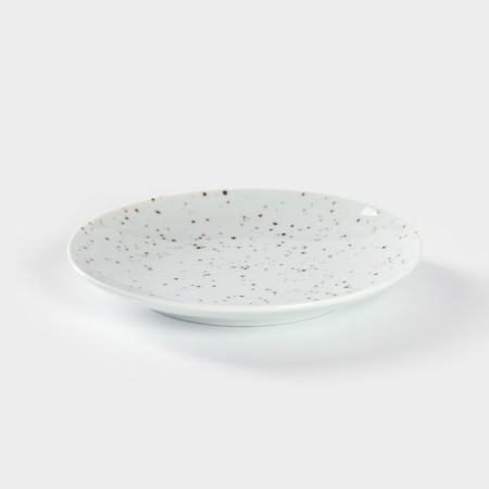 Porcelain plate "Points", D = 17.5 cm-1