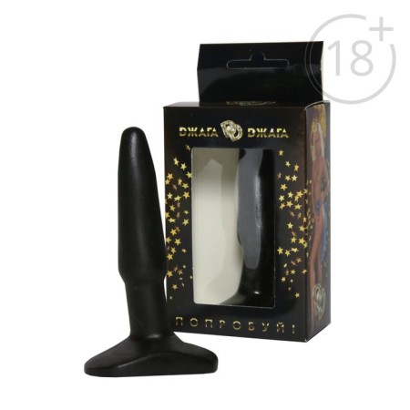 Falloimitator Anal "Jaga-Jaga", 10 cm, black