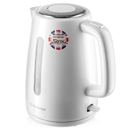 Electric kettle Brayer 1058BR-WH, plastic, 2 l, 2200 watts, white-2
