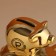 Pigger Ceramics "Pig - Except" Gold 12.5x8x14 cm