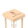 Sanding clock "Afrin", 3 minutes, 8.5 x 4 cm, white sand
