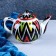 Rishtan ceramics "Atlas", 0.7 l, multi -colored