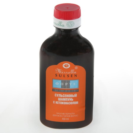 Mirrolla Sulsen Forte shampoo 2% with ketoconazole, 150 ml