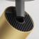 Technical C049CL-U-1BMG, 1xGU10, 10W, 5.2x5.2x12.5 cm, black and matte gold.