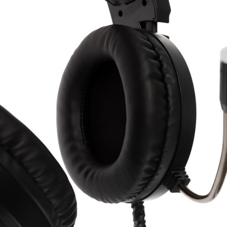 The headphones of Qumo Odin, game, microphone, 3.5+usb, 2.2m, backlight, black-4