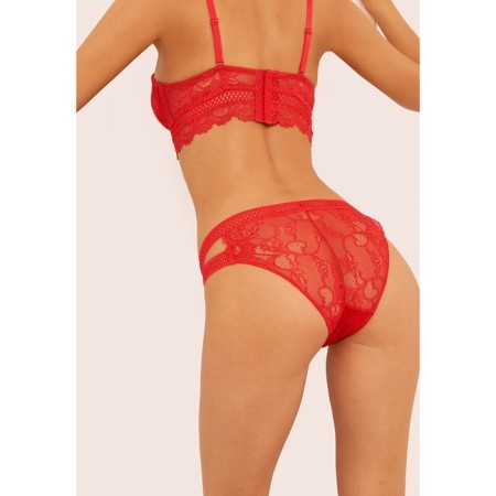 Women's panties Villama s, red color-5