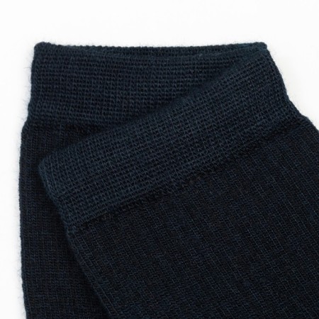 Women's socks half-wool, dark blue color, size 25 (40-41)-2