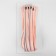 Lightning "Spiral", with a reflective strip, No. 5, connective, locking machine, 80 cm, pink color