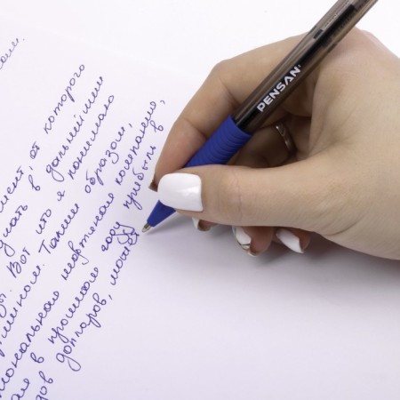 Ballpress Pensan Sign-Up, Node 1.0 mm, rubber flu, blue ink-3
