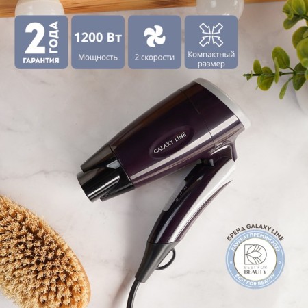 Halaxy line GL 4338, 1200 watts, 2 speeds, concentrator, purple-1