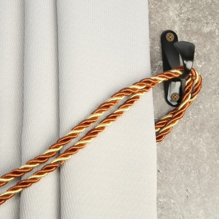 Hook for curtains KS101 CAPPIO, one -rod, black color, 2 pcs-4
