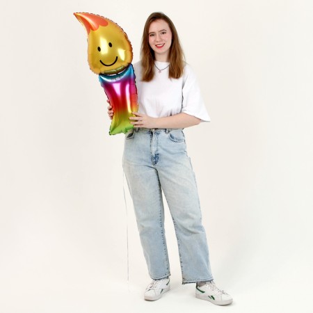Set of balls "Happy Birthday. Candle ”, latex, foil, set 7 pcs.-6