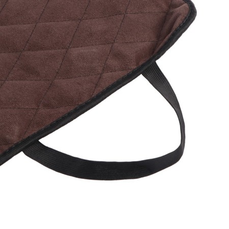 Nabbage on the front seat, velor, size 55 x 130 cm, brown, wide seat-11