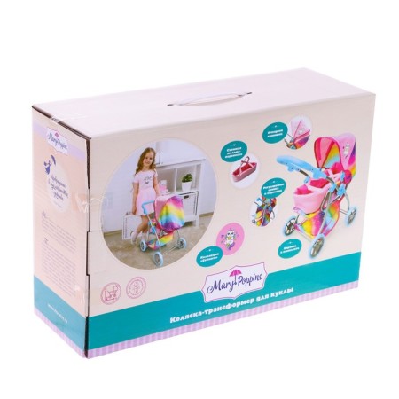 Stroller Universal for dolls, metal frame-7