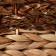 Wicker basket, 38x28x24 cm, reeds, seaweed
