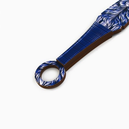 Souvenir wooden knife Kunai "Wolf", 26 cm-2