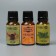 Gift set "6 in 1" shampoo, thick soap, essential oil 3 pcs of 17 ml, black washcloth