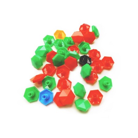 Children's mosaic "Fish", hexagonal, 113 elements-2