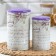 A set of cans for bulk products "Lavender", 16 × 9 × 11.5 cm, 13.5 × 12 × 19.5 cm, 2 pcs