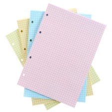 Smooth block for a notebook on rings A5, 200 sheets, 65 g/m2