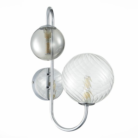 Sconces st. SL1124.101.02. Vinetto. 2x5 watts, G9, 4000k, 19.5x36 cm, chromium color-11