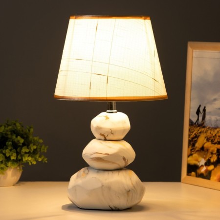 Board lamp "Andry" E14 40W White-gold-zoloto 23x23x39 cm Risalux-1