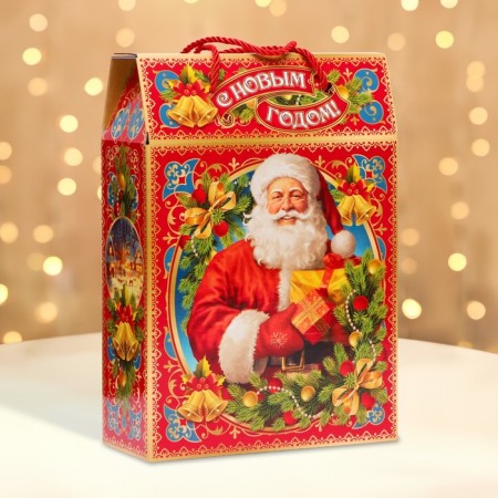 Gift box New Year's holide 23 x 10 x 33 cm