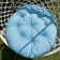 Billy pillow, diameter 60 cm, color-blue color