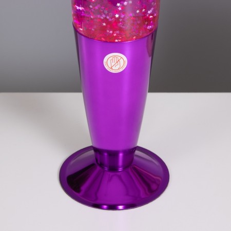 Lava-lamp "Rocket" 1x30W E14-R39 (sparkles) pink 11x11x41cm-3