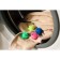 Balls for washing linen shade, d = 6 cm, 4 pcs, color mix