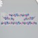 Sticker Plastic Rhocker "Flowers" MIX 11.6x18 cm