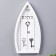 Hooks decorative wood "boat" white 27x13.8x2 cm