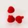 A spiral nose with a plug, a vile, a set of 8 pcs., Size 1 pcs: 1.3 × 1.2 cm