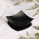 Clouver "Quarter" metal per 1 candle, 7x2.7 cm, black