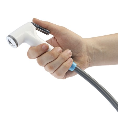 Portable hiking shower Zein: watering can, hose, pump with USB cable, holder, hook-9