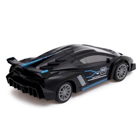 Radio -controlled car "Thirst for racing", 1:20, works from batteries, black color-2