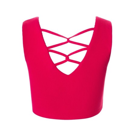 Top female minku: casual collection color fuchsia, size 44-8