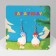 Earrings Assorted "Joy" by geese in hats, colored in silver