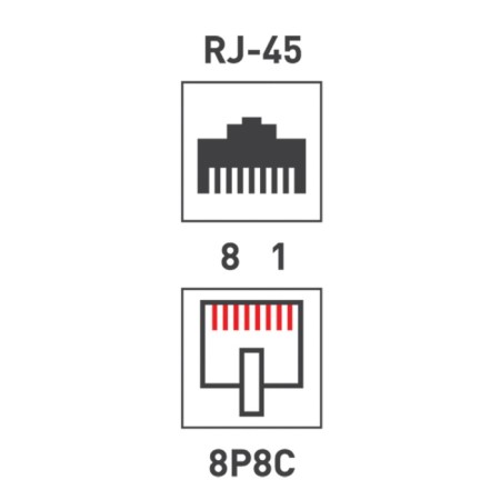 Network Lan adapter, 8p8s nest (RJ-45)-8P8s (RJ-45) Rexant-4