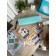 Laminator A4 75-125 μm, 2 shafts, speed 30 cm/min, Geleos "LM-A4MSB", turquoise-white