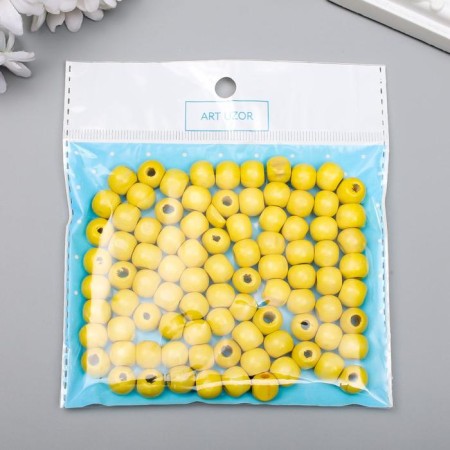 Beads for creativity tree "Juicy lemon" set 30 g 1x1 cm-2
