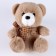 Soft toy "Mishutka", 23 cm, brown color