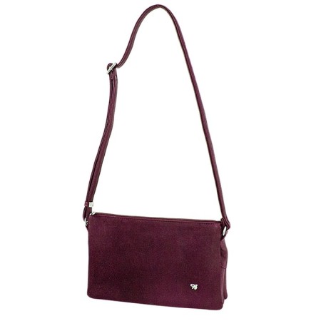 B2721 Bag Cross-Bodi, lightning department, burgundy color 17x26x6cm
