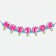 Garland on the eyelets "I am 1 year", length 137 cm, Minnie Mouse