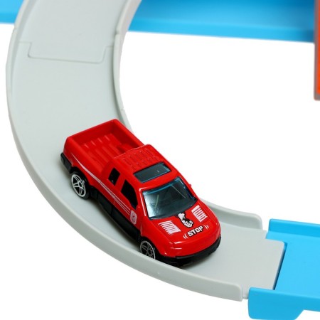 Parking "City", in a case with metal machines-12