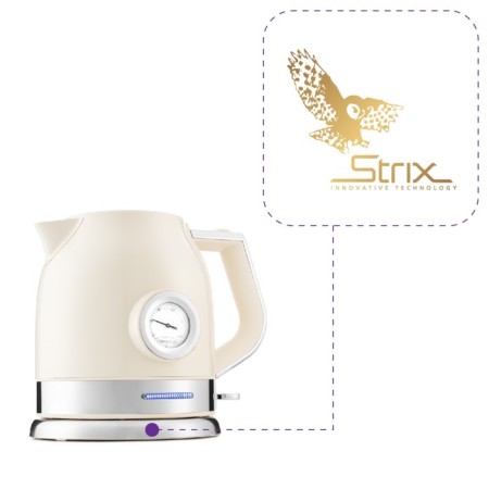 Electric kettle KitFort KT-692-2, metal, 1.7 l, 2200 watts, beige-1
