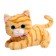 Interactive toy "Cute cat", sound, reacts to touch, mix