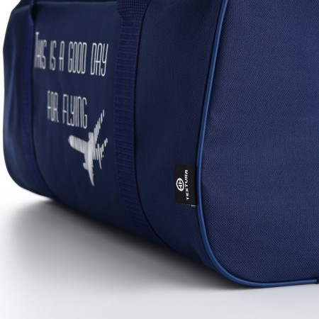 Road bag, textura, small size, blue color-5