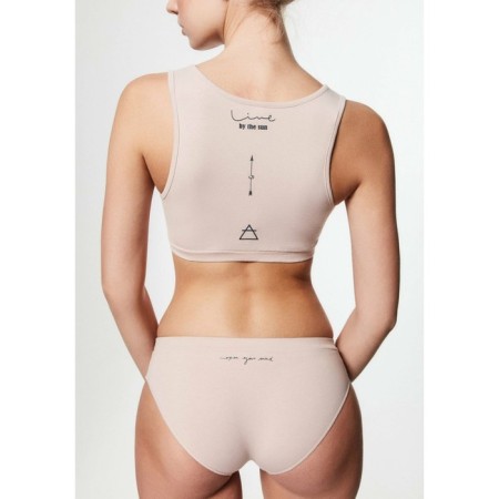 Bustier Female Contete Elegant Tattoo Style, XS size, Natural color-3