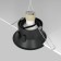 The built-in lamp Technical DL028-2-01B, 1x50W, 9.3x9.3x4.5 cm, GU10, Black Color Black